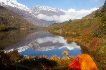 camping at ganesh himal trek